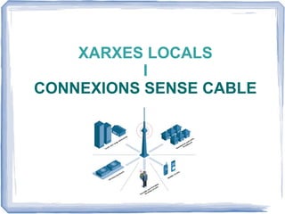 XARXES LOCALS
I
CONNEXIONS SENSE CABLE
 