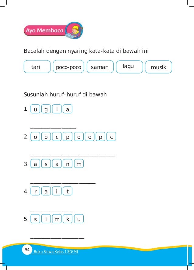 Tema 2, kegemaranku kurikulum 2013-bse kelas 1 sd-buku siswa