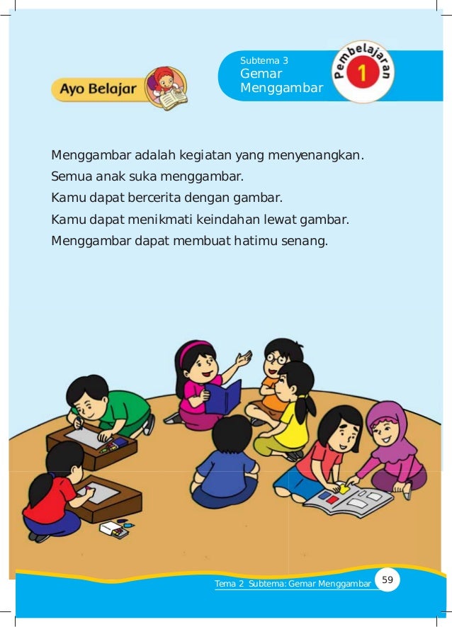 Tema 2 Kegemaranku Kelas 1
