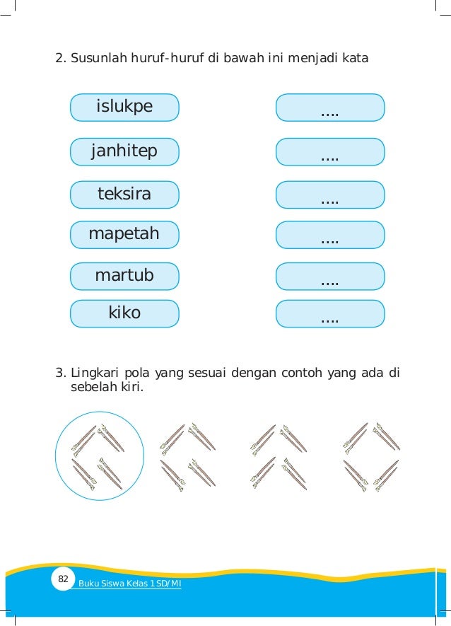 Tema 2 Kegemaranku Kelas 1
