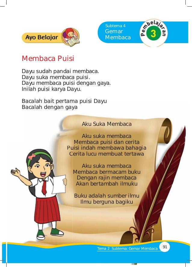 Tema 2 Kegemaranku Kelas 1