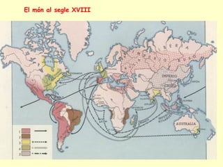 El món al segle XVIII
 