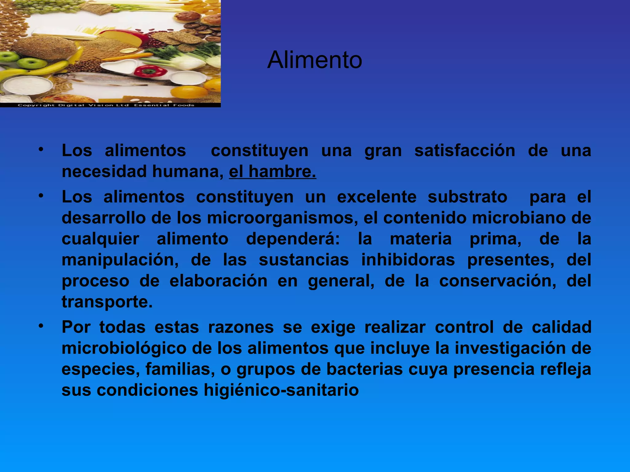 Tema 2 microbiologia de los alimentos | PPT
