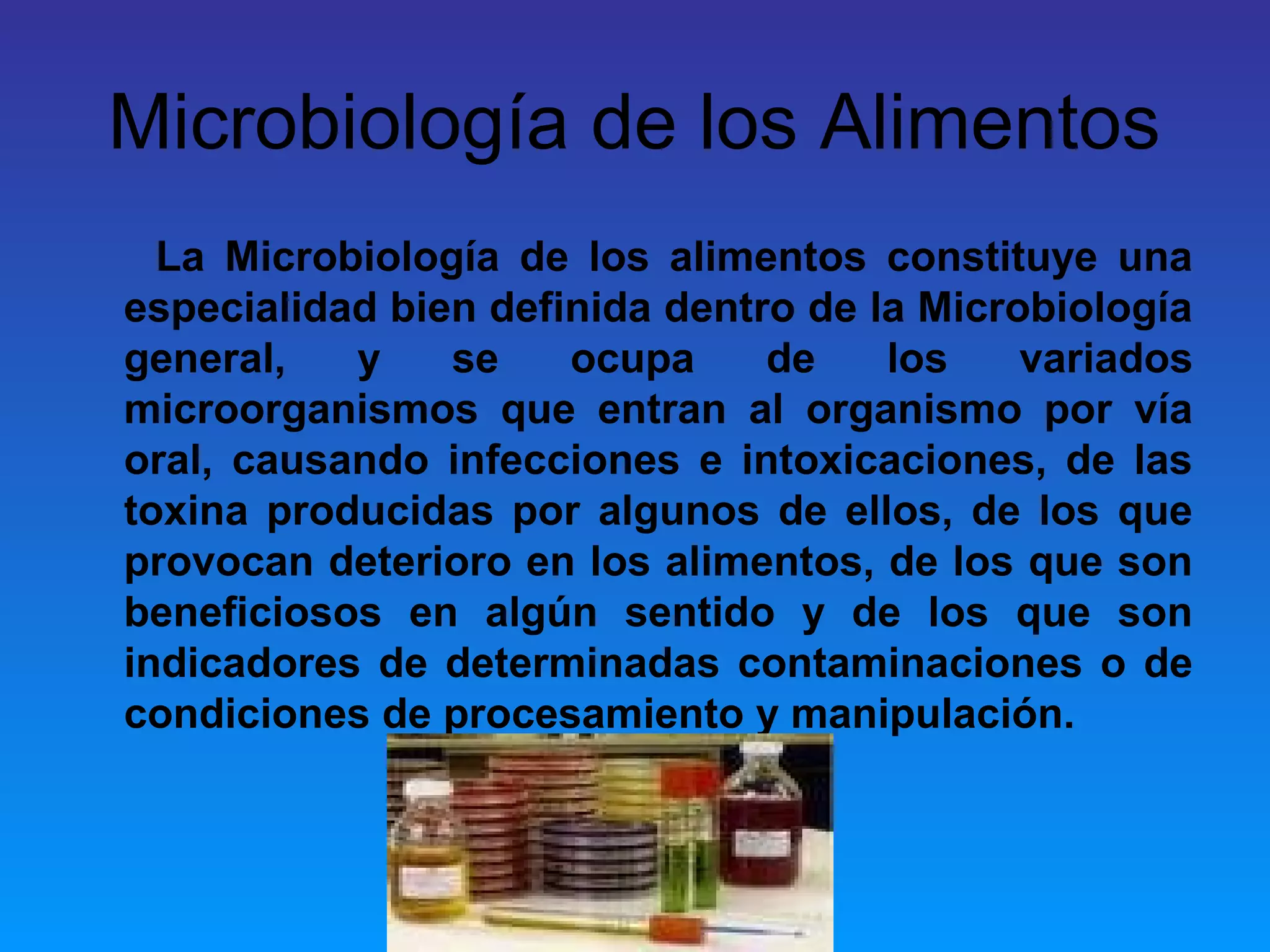 Tema 2 microbiologia de los alimentos | PPT