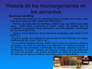 Tema 2 microbiollogia de los alimento | PPT