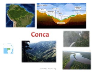 Mesetas: chairas elevadas de máis de 200 m de altitude.