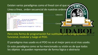 Programacion Orientada a Objetos con c++ | PPT