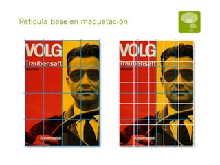 Retícula base en maquetación
 