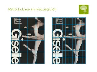 Retícula base en maquetación
 