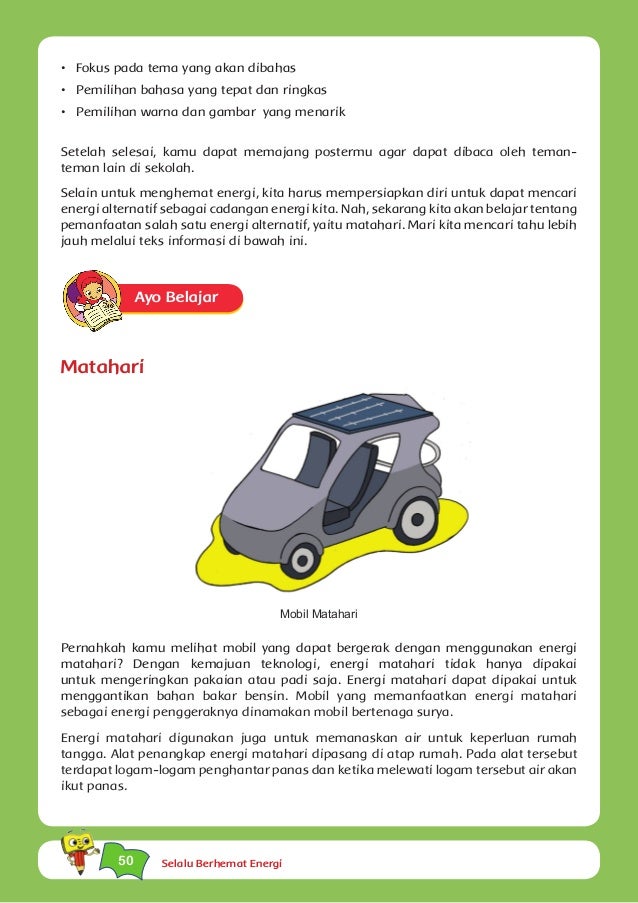 Tema 2, selalu berhemat energi kurikulum 2013bse kelas 4