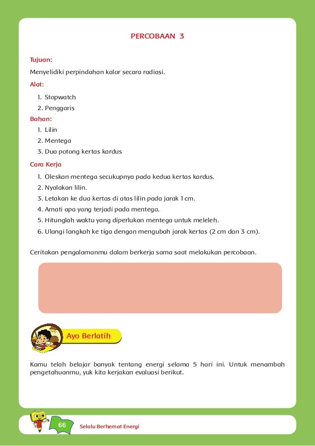 Tema 2, selalu berhemat energi kurikulum 2013-bse kelas 4 