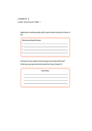 LAMPIRAN II 
Lembar Kerja Perserta Didik 1 
 