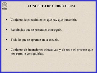 CONCEPTO DE CURRÍCULUM ,[object Object],[object Object],[object Object],[object Object]
