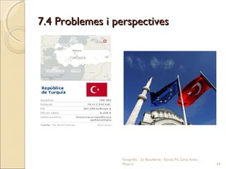 7.4 Problemes i perspectives Geografia - 2n Batxillerat - Escola Pia Santa Anna - Mataró 