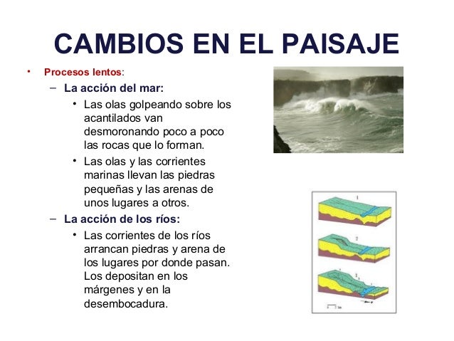 Las rocas en el paisaje
