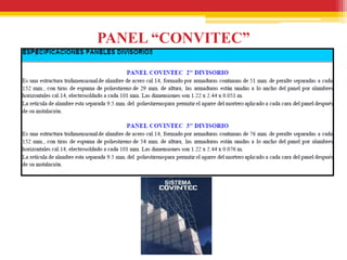 PANEL “CONVITEC”
 