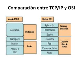 3. Modelos OSI y TCP/IP (Características, Funciones, Diferencias)
