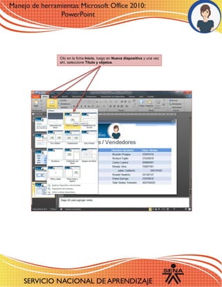 Clic en la ficha Inicio, luego en Nueva diapositiva y una vez ahí, seleccione Título y objetos. 
 