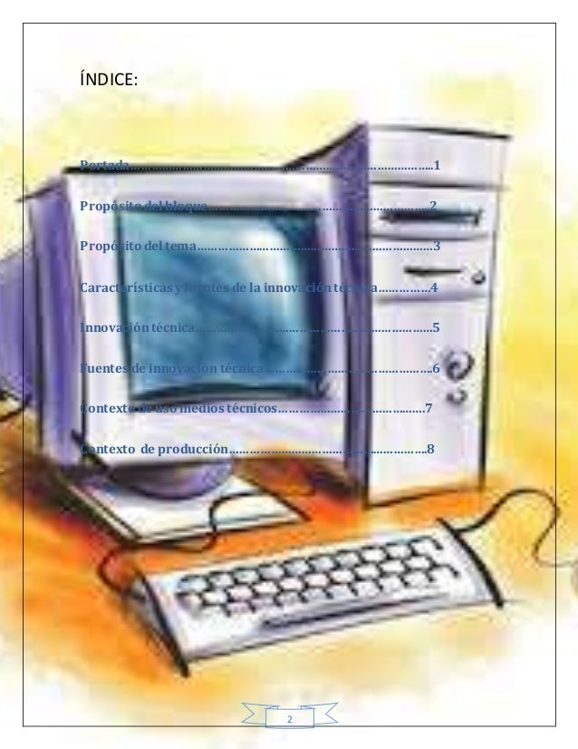 BLOQUE 1 TECNOLOGÍA INFORMACIÓN Y INNOVACIÓN TEMAS