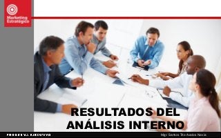 RESULTADOS DEL
ANÁLISIS INTERNO
Mgr. Santos Tito Avalos Navia
 