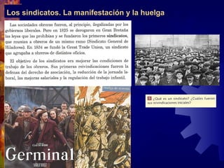 Los sindicatos. La manifestación y la huelga
