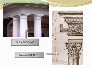 Orden TOSCANO Orden COMPOSTO 