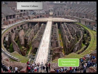 Dependencias baixo a Area Interior Coliseo 