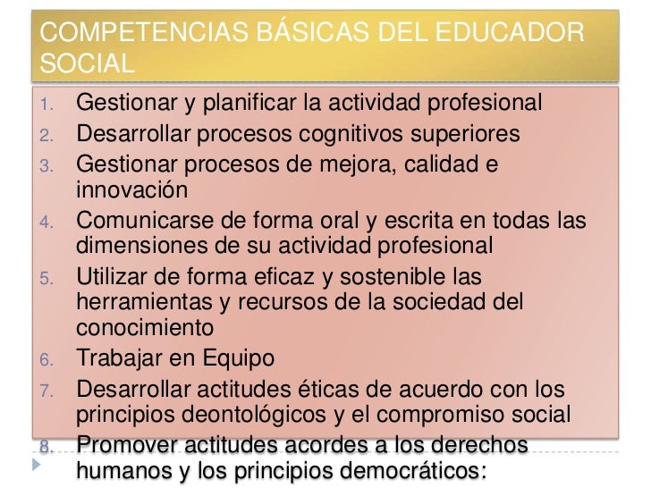 Tema 3. competencias del educador Tema 3. competencias del educador