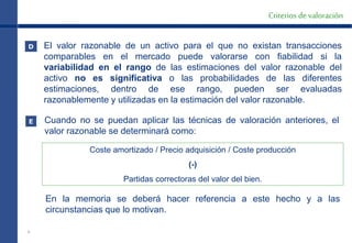 Un Precio Razonable Tema3.criterios de valoracion | PPT