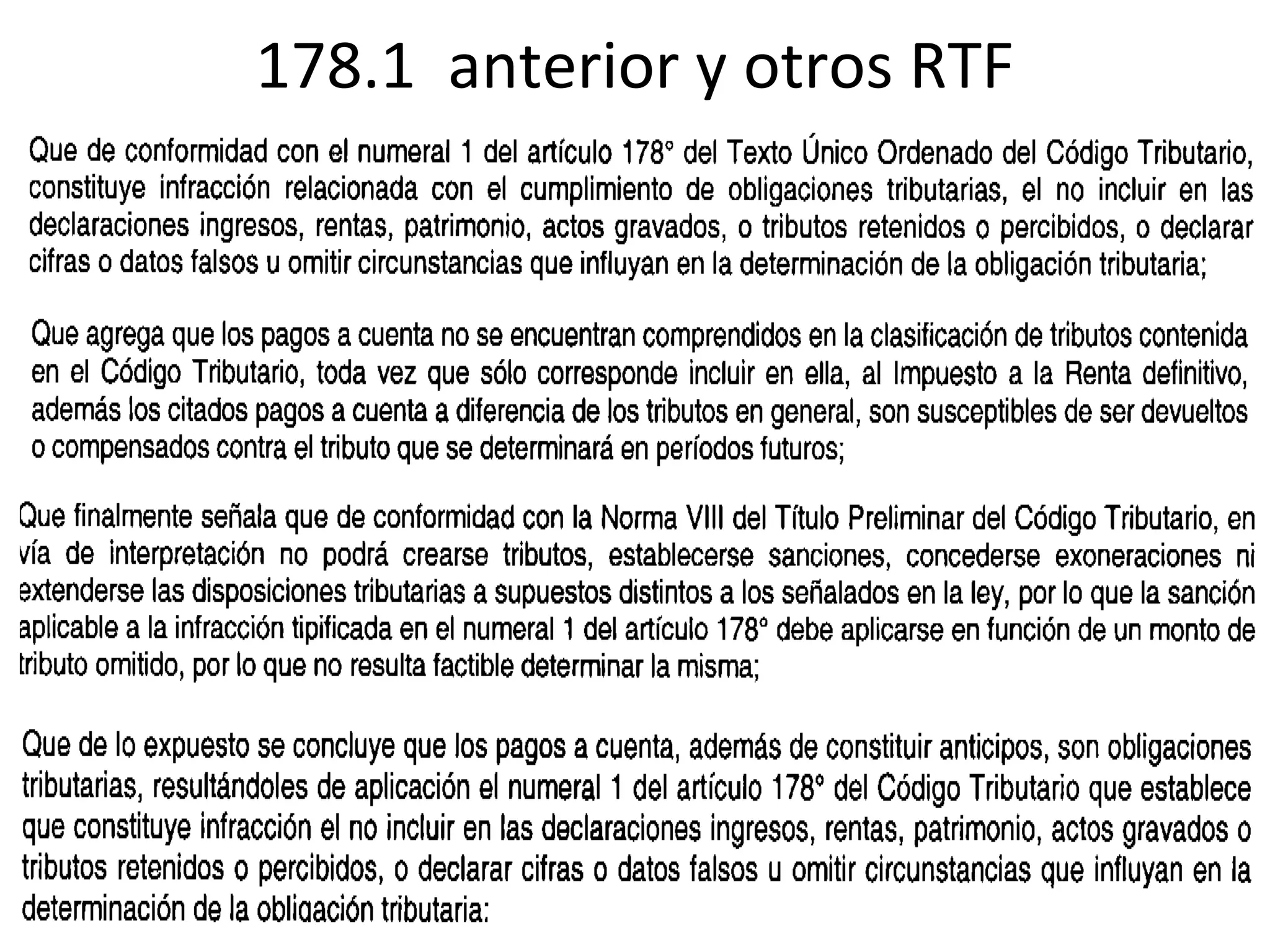 178.1 anterior y otros RTF
 