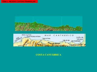 COSTA CANTÁBRICA TEMA 3: RELIEVE COSTERO PENINSULAR 