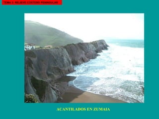 ACANTILADOS EN ZUMAIA TEMA 3: RELIEVE COSTERO PENINSULAR 