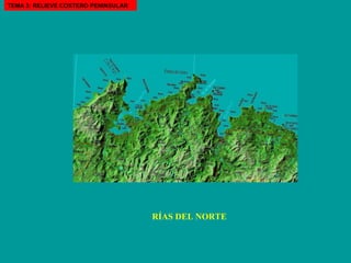 RÍAS DEL NORTE TEMA 3: RELIEVE COSTERO PENINSULAR 