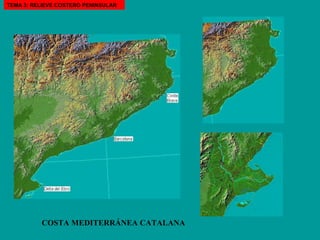 COSTA MEDITERRÁNEA CATALANA TEMA 3: RELIEVE COSTERO PENINSULAR 