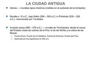 TEMA 3: ESPACIOS Y MONUMENTOS DE LA ATENAS CLÁSICA. | PPT