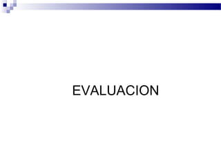 EVALUACION
 