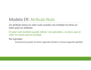 Tema3 modelo entidadrelacion | PDF