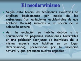 Tema 3 origen de la vida y evolución | PPTX