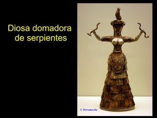 Diosa domadora  de serpientes 