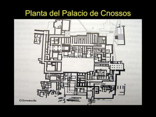 Planta del Palacio de Cnossos 