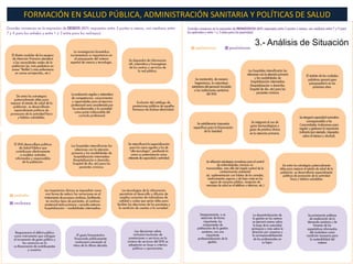 FORMACIÓN EN SALUD PÚBLICA, ADMINISTRACIÓN SANITARIA Y POLÍTICAS DE SALUD


                                                       3.- Análisis de Situación
 