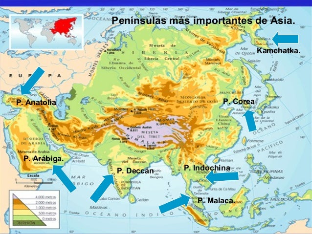 Resultat d'imatges de peninsulas asiaticas