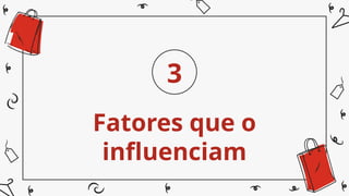 Fatores que o
influenciam
3
 