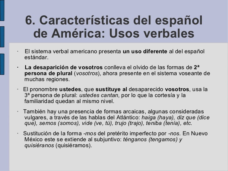 Tema 3 espanol de america Tema 3 espanol de america