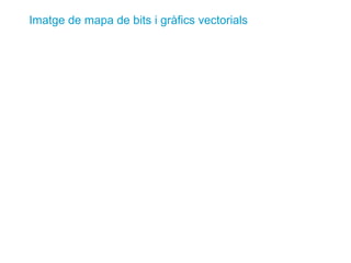 Imatge de mapa de bits i gràfics vectorials 
 