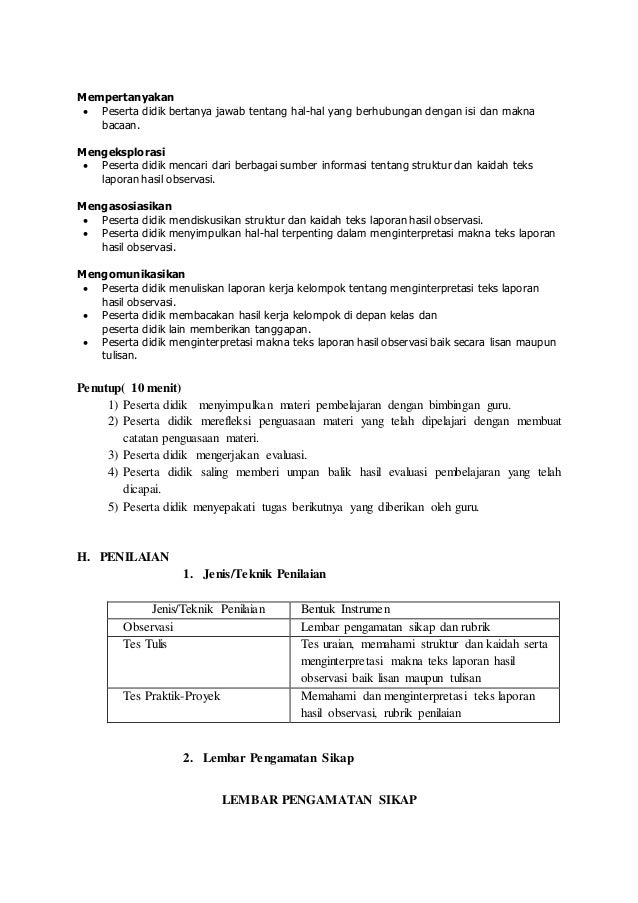 Tema 3 Kd 3 1 Dan 4 1 Teks Observasi