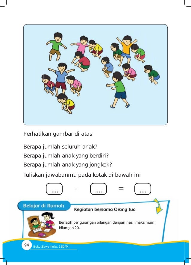 Tema 3, kegiatanku (kelas 1)