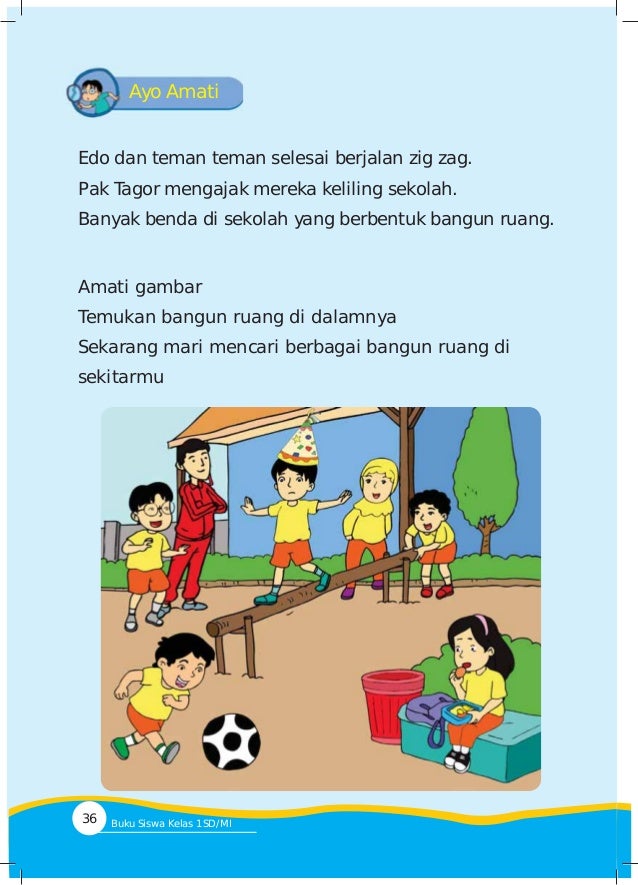 Gambar ruang kelas tema 3 kegiatanku kelas 1