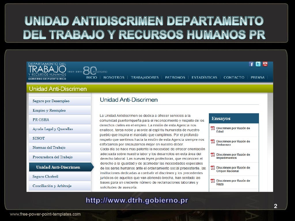 LEYES LABORALES EN PUERTO RICO