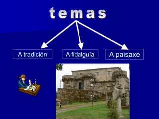 A tradición A fidalguía A paisaxe
 